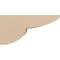 Ekena Millwork 7"W x 14"D x 7"H Wide Crestline Rough Cedar Woodgrain TimberThane Corbel, Primed Tan CORUR07X14X07CRERCPR - alternate 4